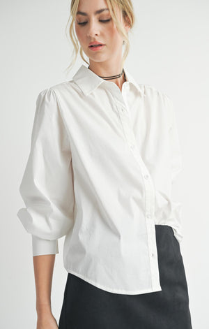 SADIE AND SAGE Women's Top Shades On Button Up Shirt || David's Clothing