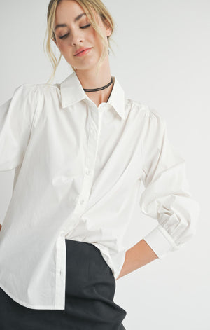 SADIE AND SAGE Women's Top Shades On Button Up Shirt || David's Clothing