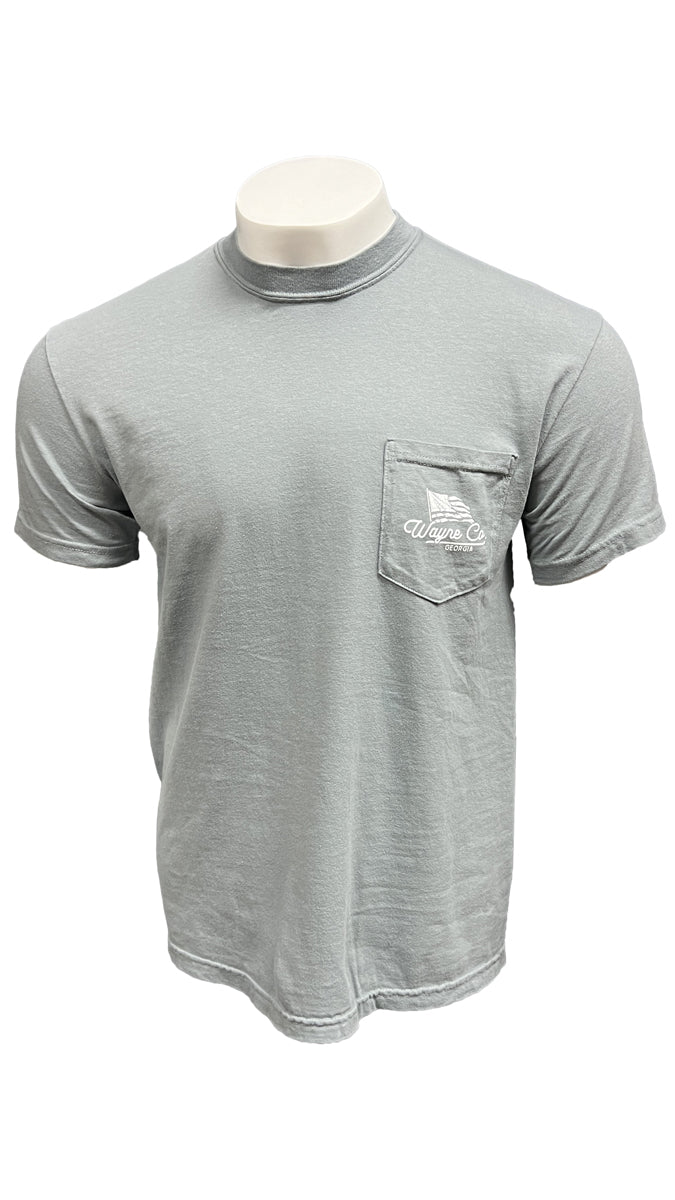 SOUTHERN FRIED COTTON Men's Tees GRANITE / S Wayne County GA Tee by Southern Fried Cotton || David's Clothing ND559G