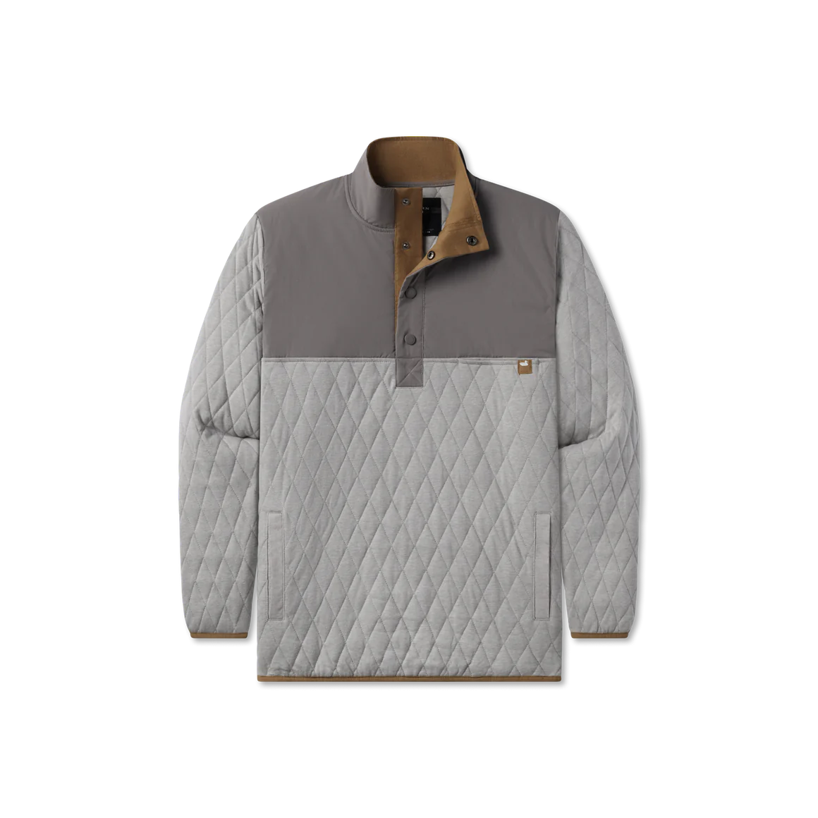 SOUTHERN MARSH COLLECTION Men's Jackets LIGHT GREY / S Southern Marsh Bighorn Quilted Pullover || David's Clothing OBGPGRY