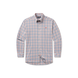 SOUTHERN MARSH COLLECTION Men's Sport Shirt Southern Marsh Van Buren Performance Grid Dress Shirt || David's Clothing