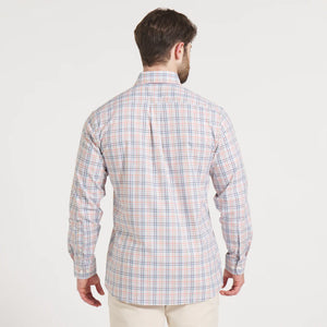 SOUTHERN MARSH COLLECTION Men's Sport Shirt Southern Marsh Van Buren Performance Grid Dress Shirt || David's Clothing