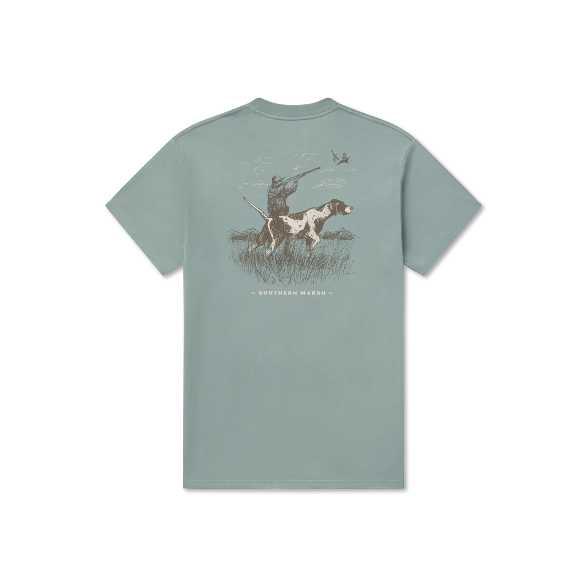 SOUTHERN MARSH COLLECTION Men's Tees Southern Marsh Pointer Uplander Tee || David's Clothing