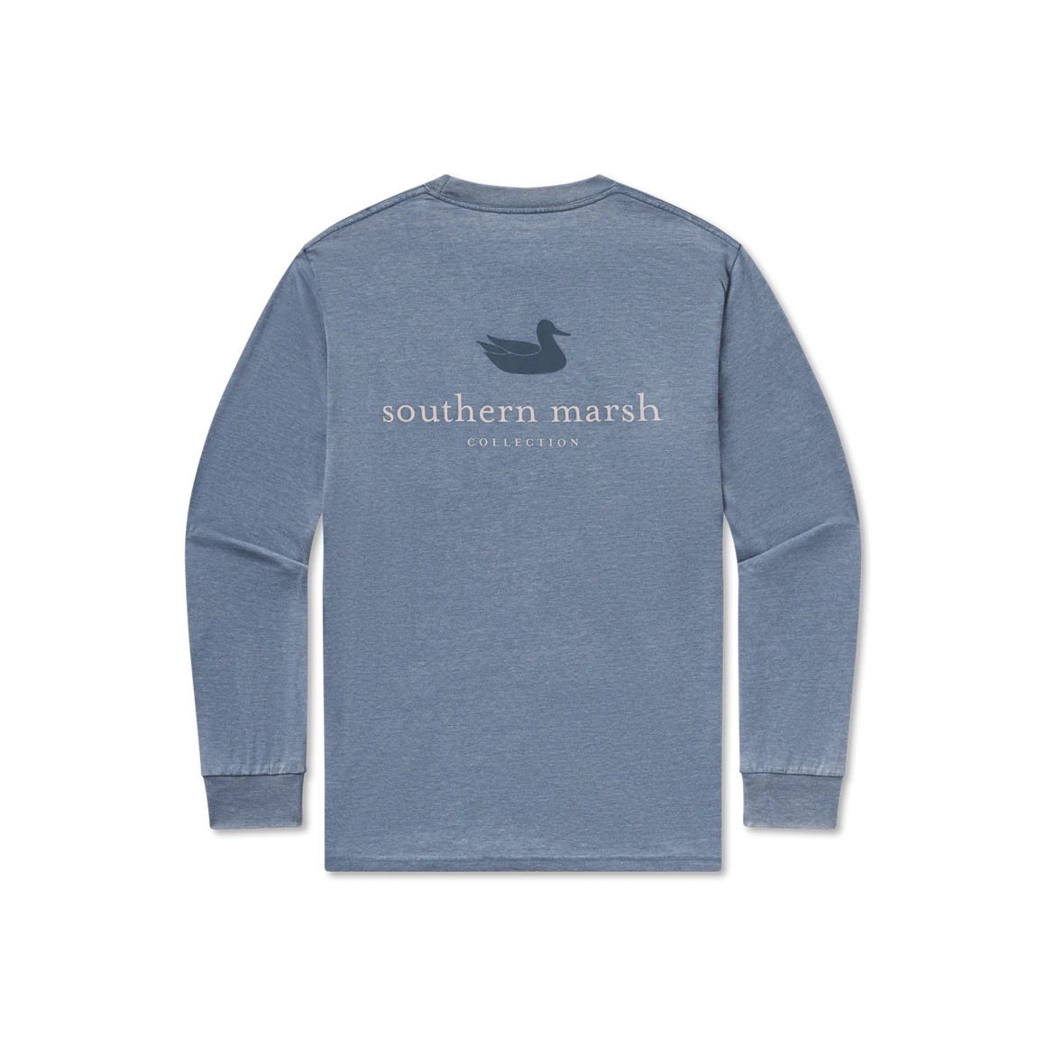 SOUTHERN MARSH COLLECTION Men's Tees Southern Marsh SEAWASH Tee Authentic - Long Sleeve || David's Clothing