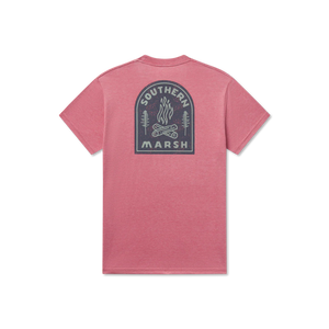 SOUTHERN MARSH COLLECTION Men's Tees Southern Marsh Seawash Tee - Campfire Badge || David's Clothing