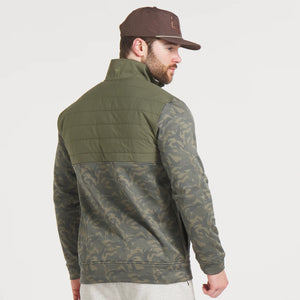 SOUTHERN MARSH COLLECTION Mens Jackets Southern Marsh Harris Stretch Pullover - Duck Camo || David's Clothing