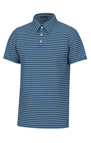 Southern Point Co. Boys Clothes BLUE/NAVY / YS Southern Point Youth Hinton Stripe Polo || David's Clothing YP252