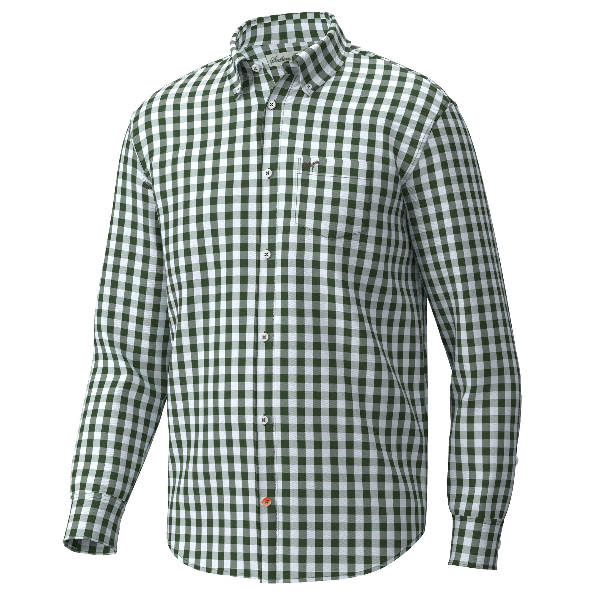 Southern Point Co. Men's Sport Shirt Southern Point Hadley Luxe Button Down || David's Clothing