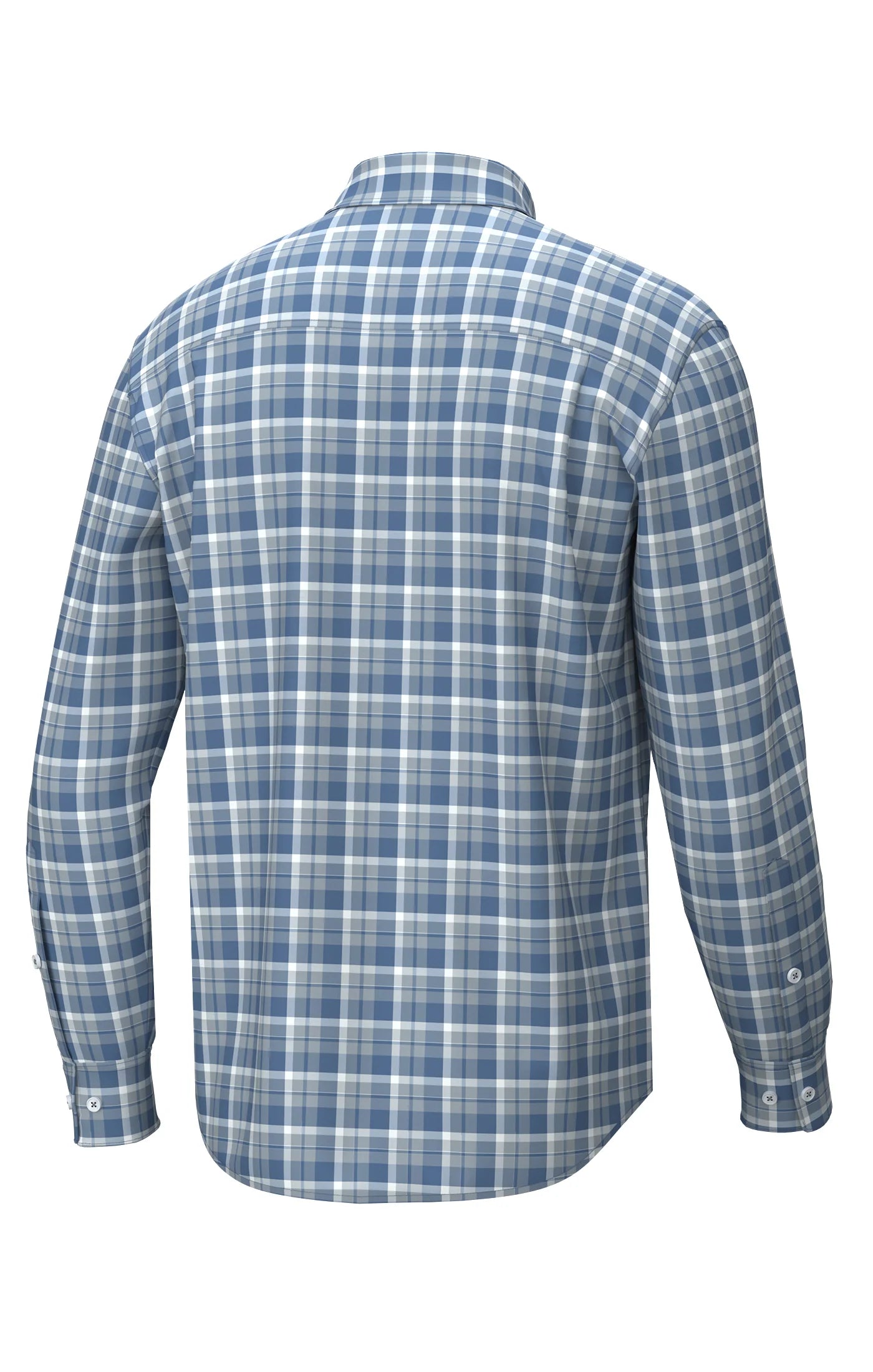 Southern Point Co. Men's Sport Shirt Southern Point Hadley Stretch Button Down Preston Plaid || David's Clothing