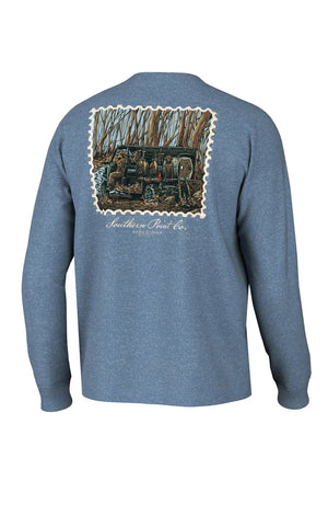 Southern Point Co. Men's Tees Southern Point Kennel Up Long Sleeve Tee || David's Clothing