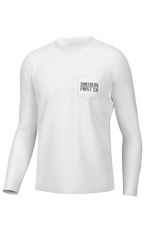 Southern Point Co. Men's Tees Southern Point Southern Outdoors Long Sleeve Tee || David's Clothing