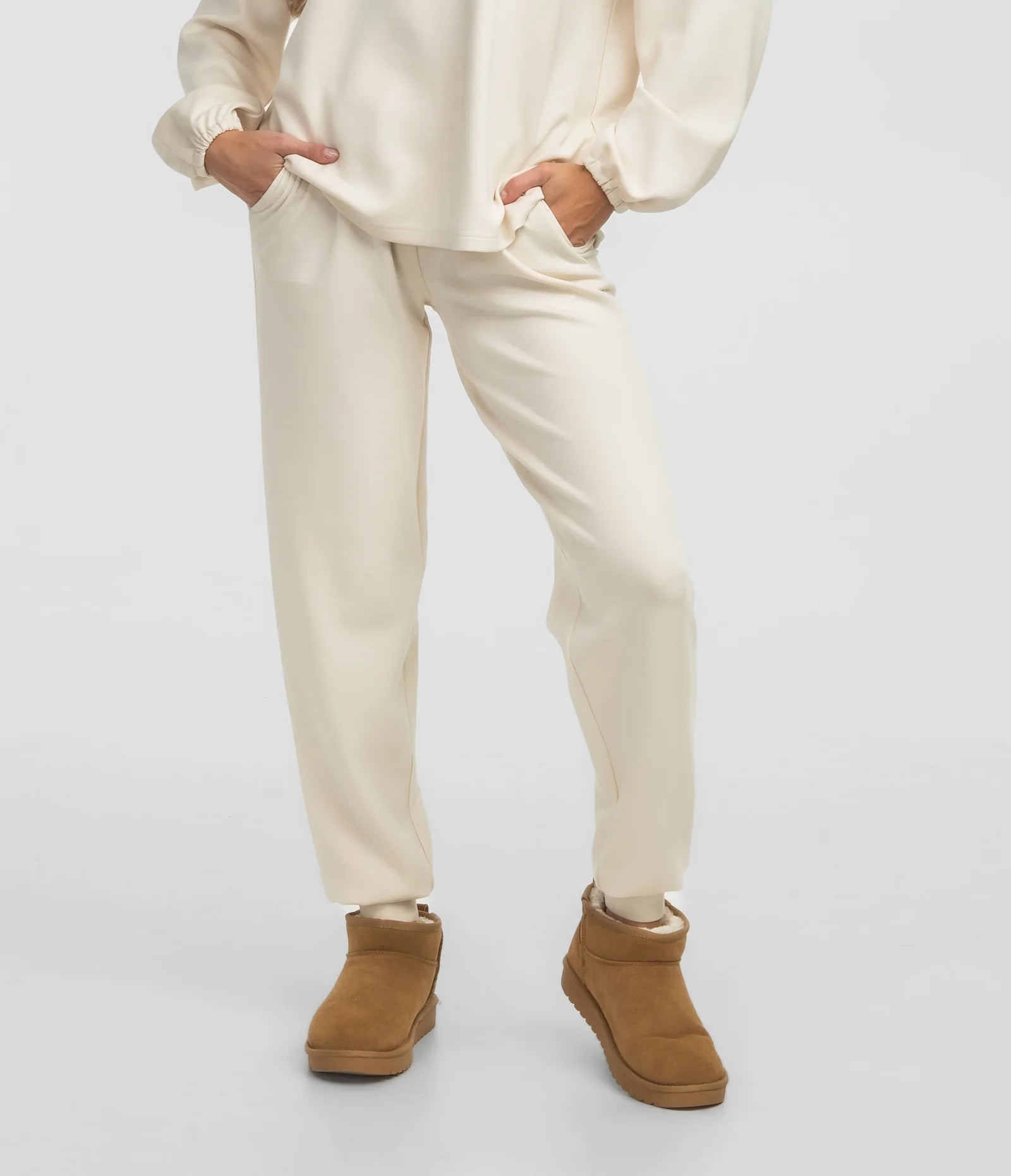 SOUTHERN SHIRT CO. Women's Pants OFF WHITE / XS Southern Shirt AstroKnit Bella Joggers - Deep Woods || David's Clothing 2P008-1232