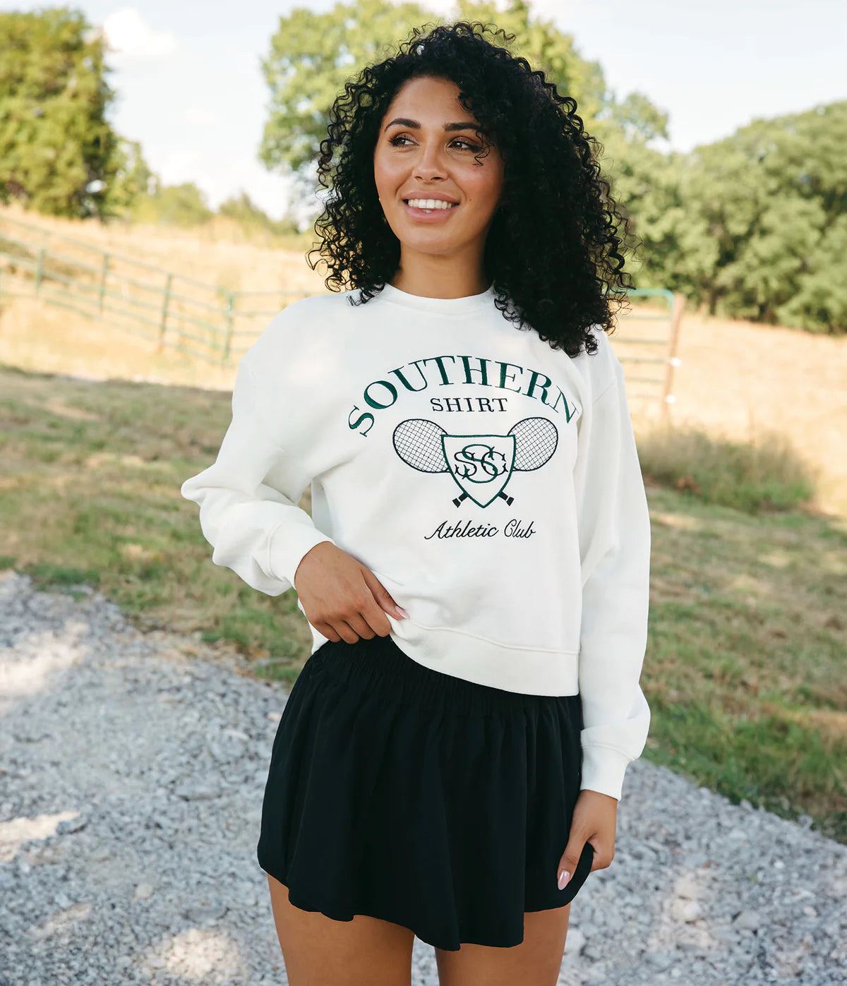 SOUTHERN SHIRT CO. Women's Top Southern Shirt Club SSCO Sweatshirt - Sugar Swizzle || David's Clothing