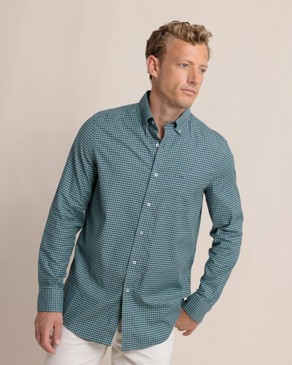 SOUTHERN TIDE Men's Sport Shirt FROSTY SPRUCE / S 11163FS