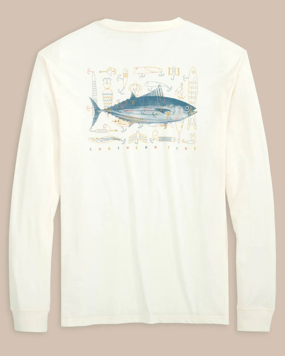 SOUTHERN TIDE Men's Tees Southern Tide ST Skipjack Lures T-Shirt || David's Clothing