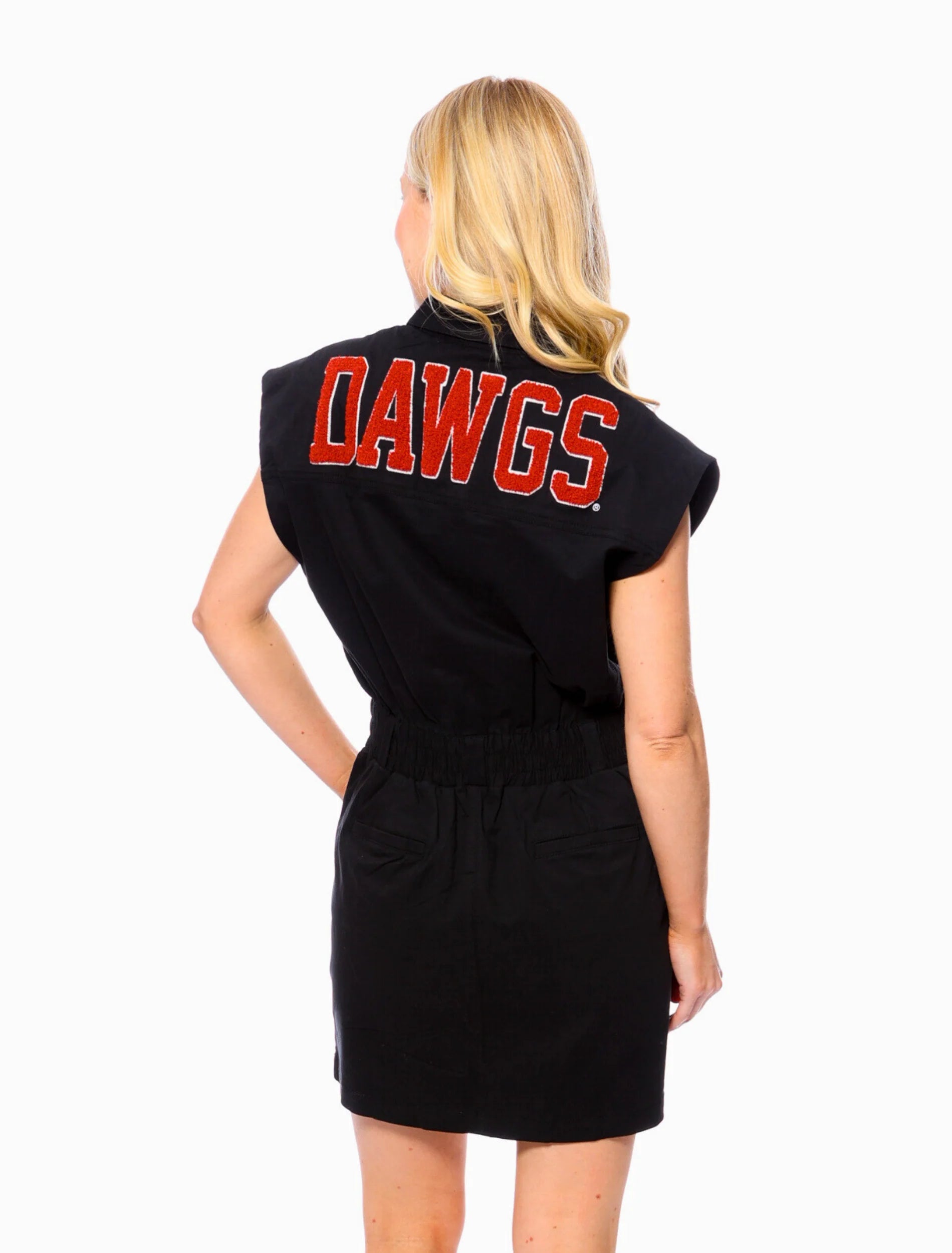 STEWART SIMMONS Women's Dresses Stewart Simmons The Dawgs Varsity Dress || David's Clothing