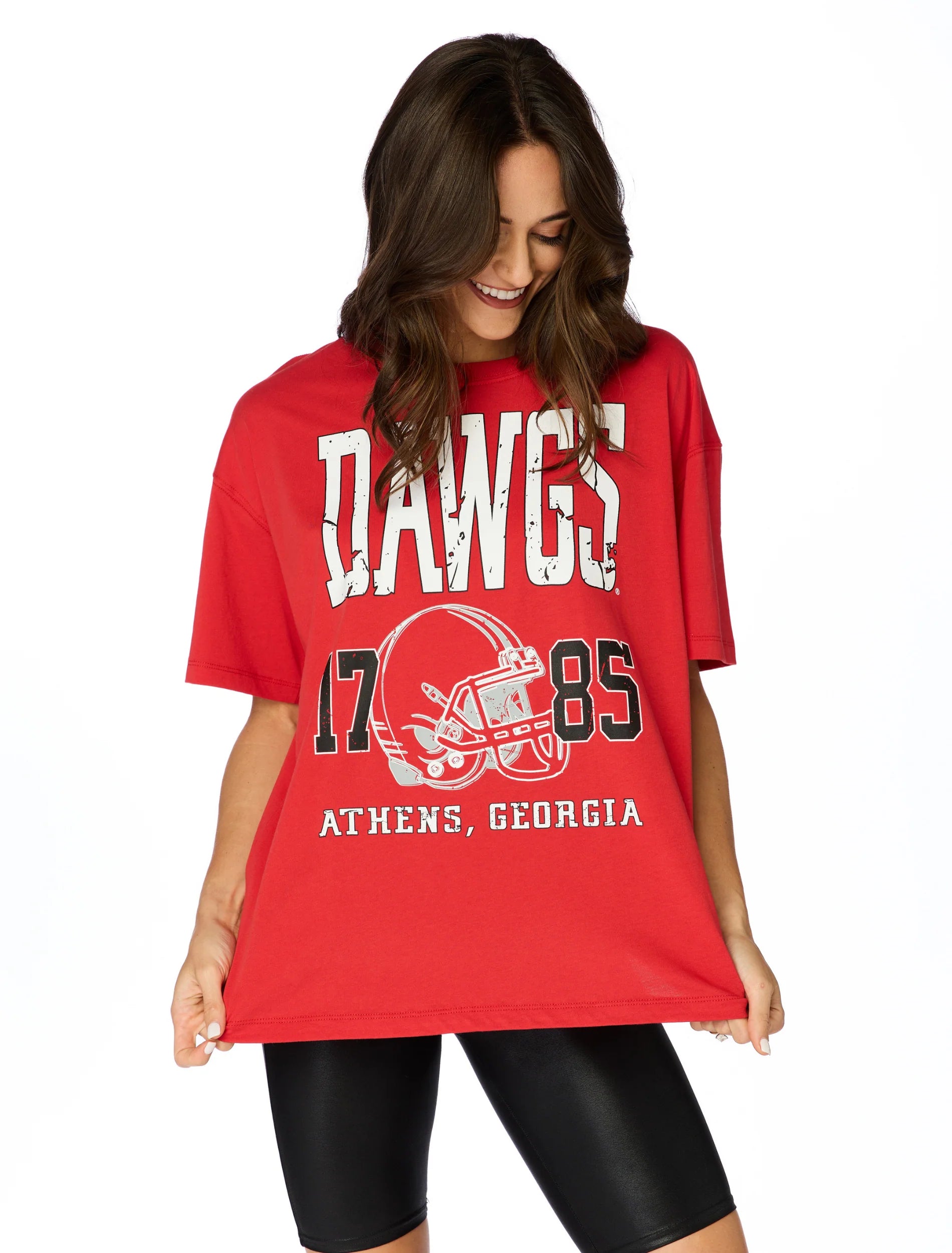 STEWART SIMMONS Women's Tee Stewart Simmons The UGA Grand Tee || David's Clothing