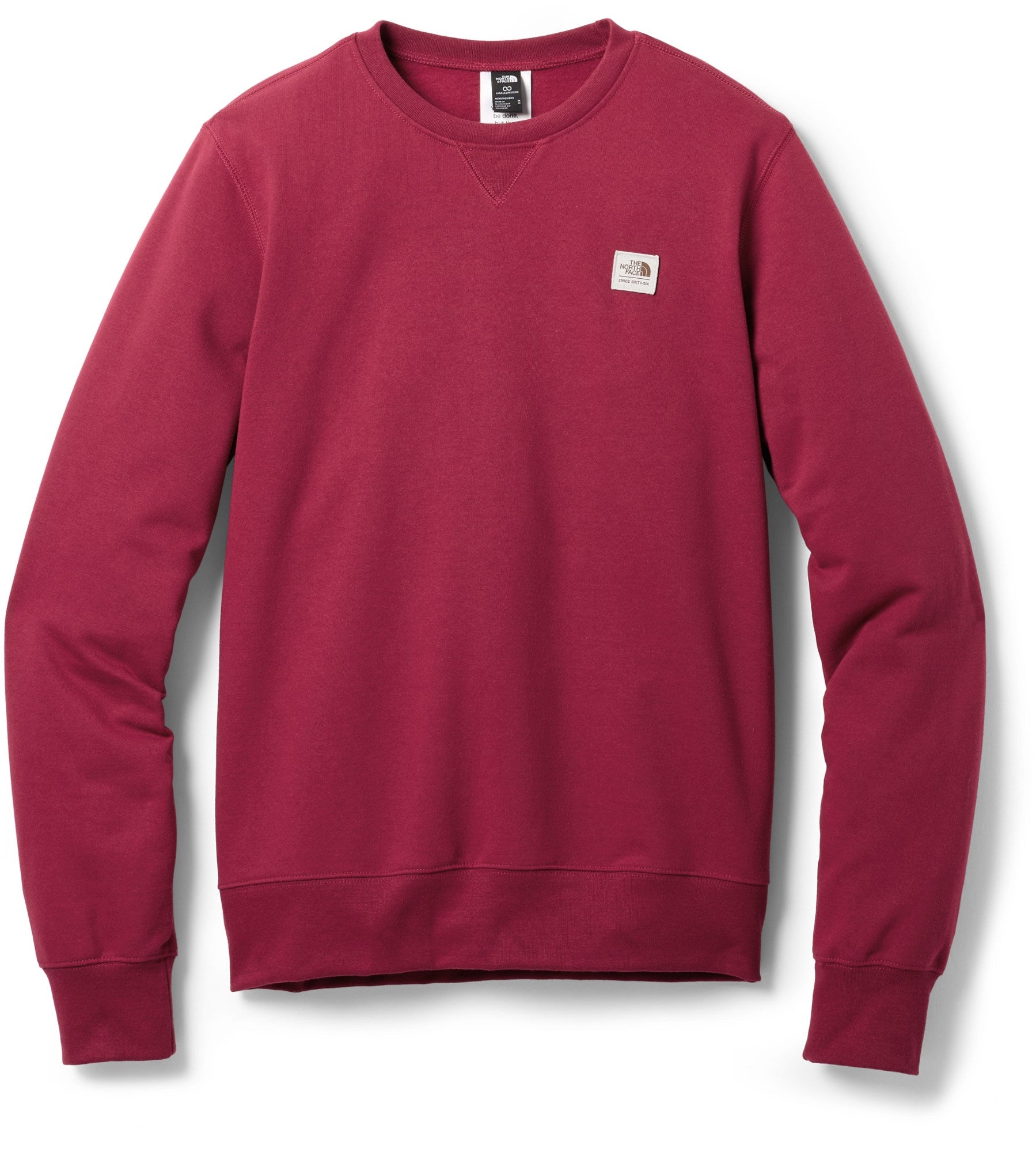 THE NORTH FACE Men's Pullover GREY HEATHER / M North Face Heritage Patch Crew Sweatshirt || David's Clothing NF0A7WXH6I2