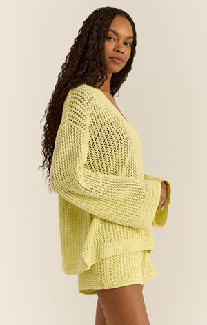 Z SUPPLY 20-Women's Sweaters Z Supply Kiami Crochet Sweater || David's Clothing