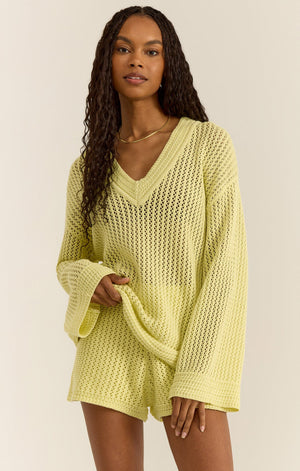 Z SUPPLY 20-Women's Sweaters Z Supply Kiami Crochet Sweater || David's Clothing