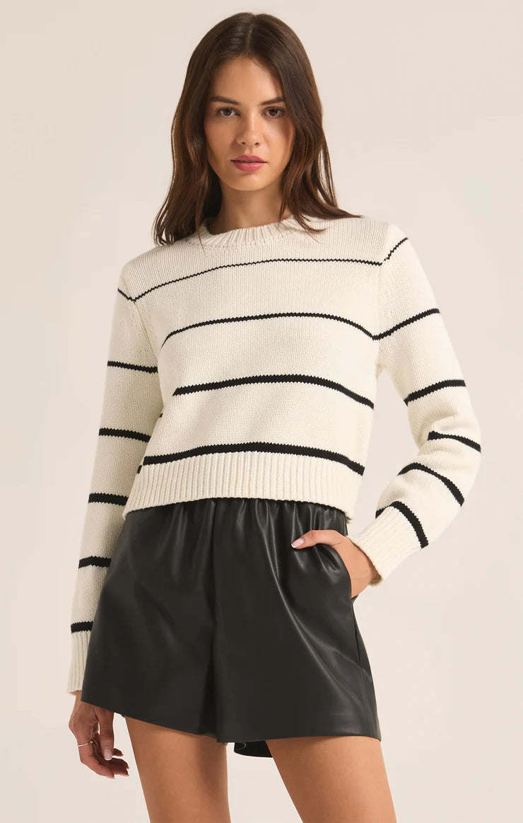 Z SUPPLY Women's Sweaters Z Supply Milan Stripe Sweater || David's Clothing