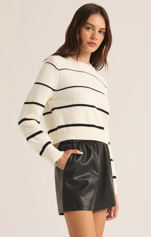 Z SUPPLY Women's Sweaters Z Supply Milan Stripe Sweater || David's Clothing