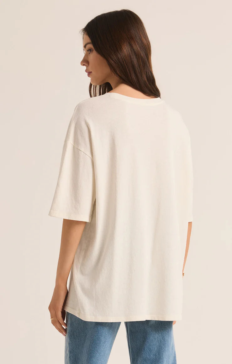 Z SUPPLY Women's Tee Z Supply Bon Voyage Socal Oversized Tee || David's Clothing