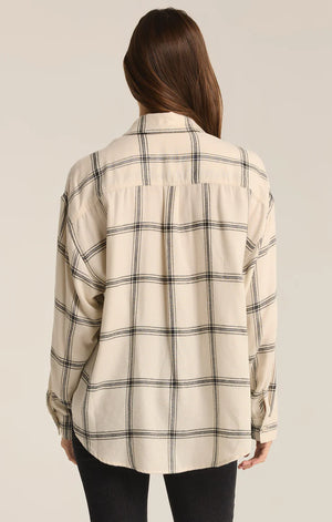 Z SUPPLY Women's Top Z Supply River Plaid Button Up || David's Clothing