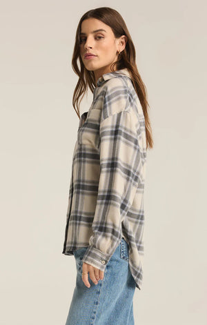 Z SUPPLY Women's Top Z Supply River Plaid Button Up || David's Clothing