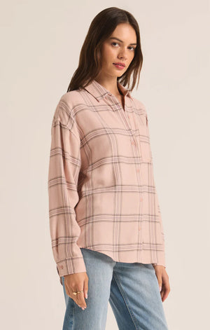 Z SUPPLY Women's Top Z Supply River Plaid Button Up || David's Clothing