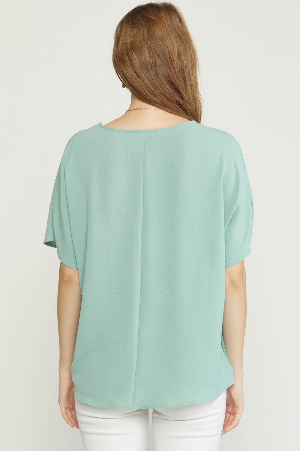 Long Sleeve Undershirts for Women Tops Tops Women's Sleeve Working V Neck  Blouse T Shirt Short Printing, Mint Green, Large : : Clothing,  Shoes & Accessories