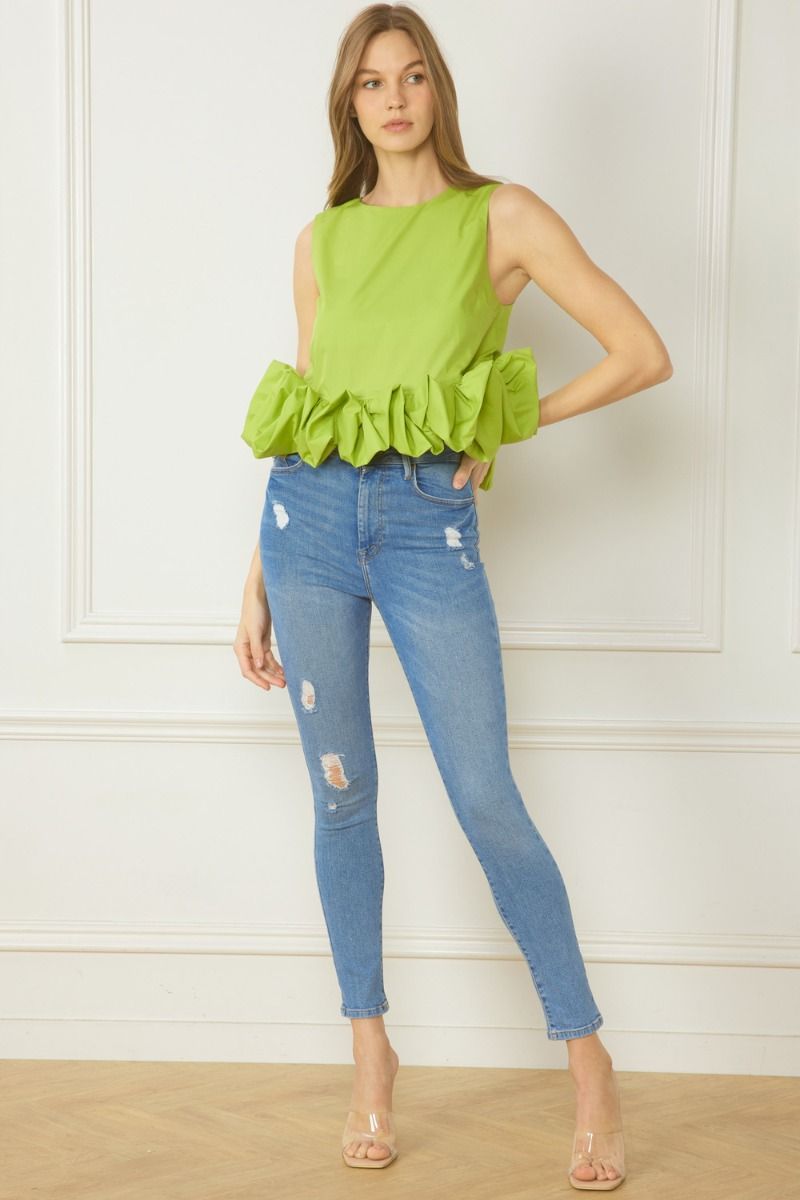 77circa Frill Hem Denim ナナナナサーカ 品質もよい - fin-all.net